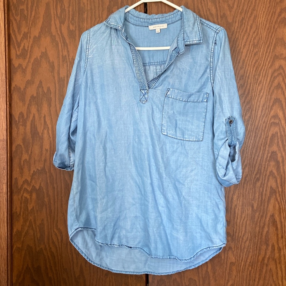 Denim top